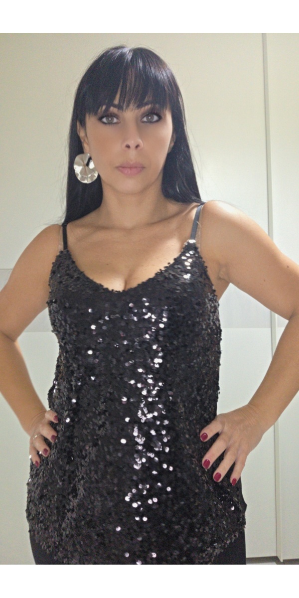Top con spalline