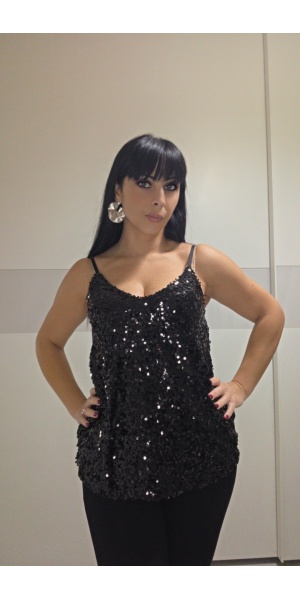 Top con spalline